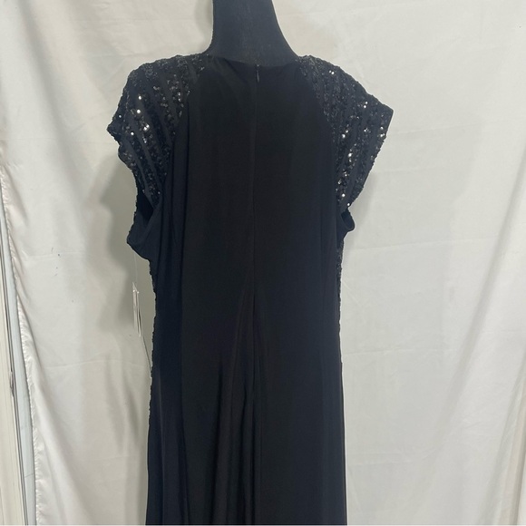 Maya Brooke Formal Evening Gown Dress. Size 18. NEW. Asymmetrical. Mardi Gras - Picture 5 of 16